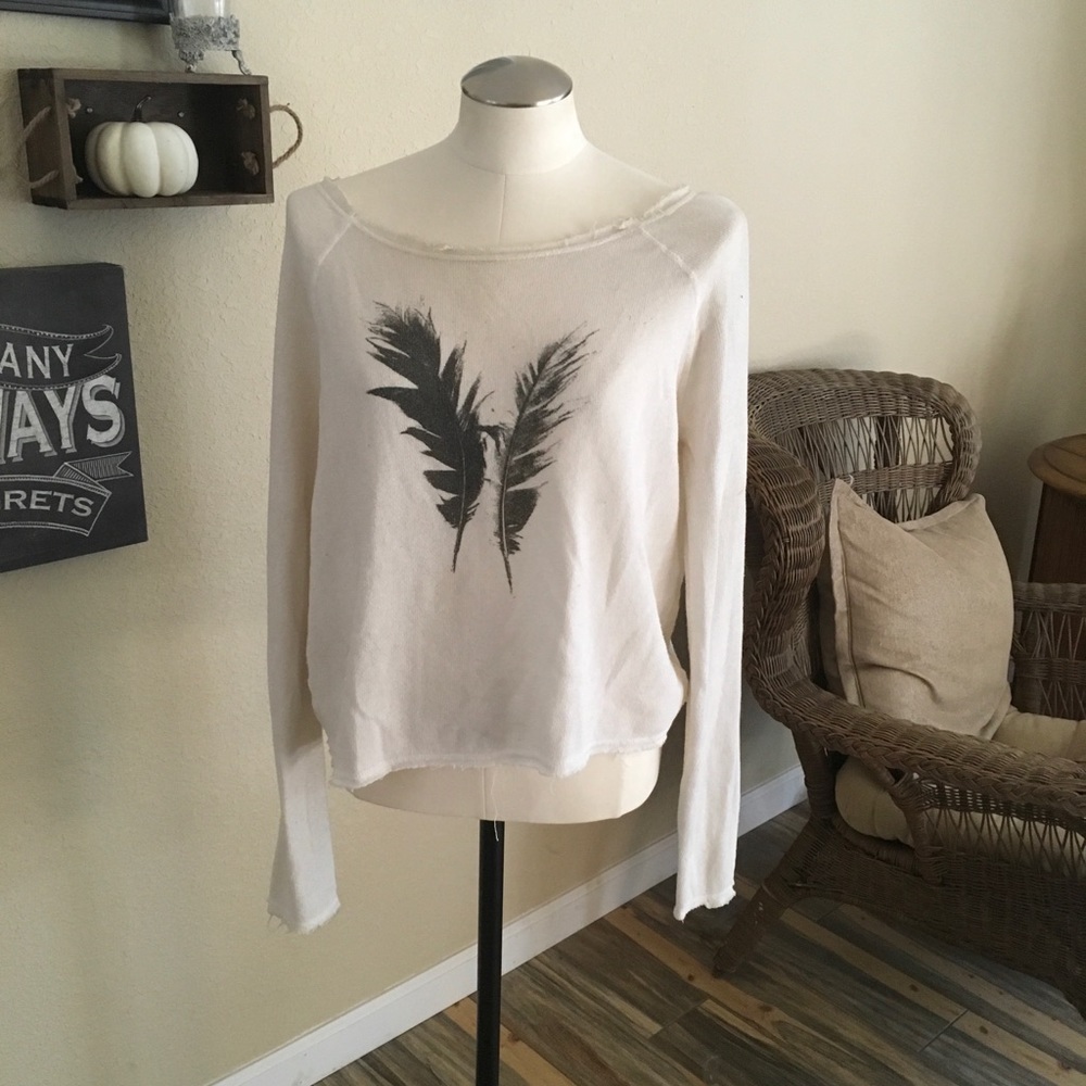 Beach Feather Sweater